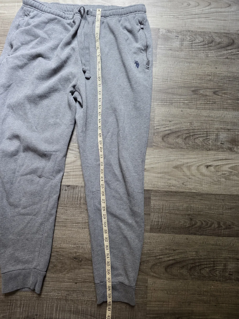 U.S. Polo Assn. Men's Light Gray Jogger Sweatpants